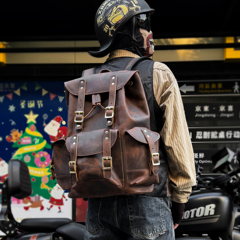 New Arrivals Leather Backpack  - đánh giá và giá Leather Backpack Vintage