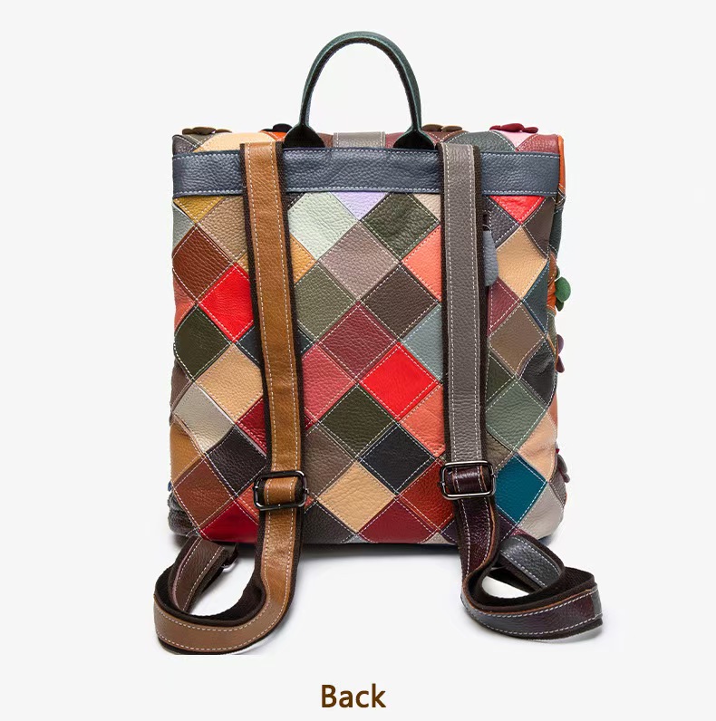 Vintage Women Genuine Leather  - đánh giá và giá Leather Backpack Vintage