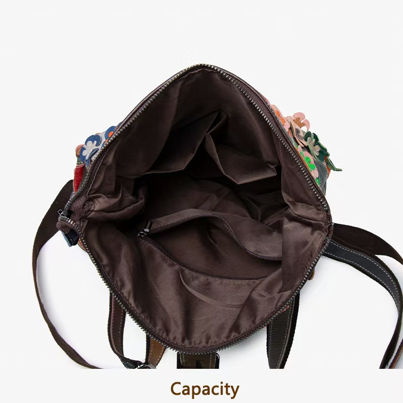 Vintage Women Genuine Leather  - đánh giá và giá Leather Backpack Vintage