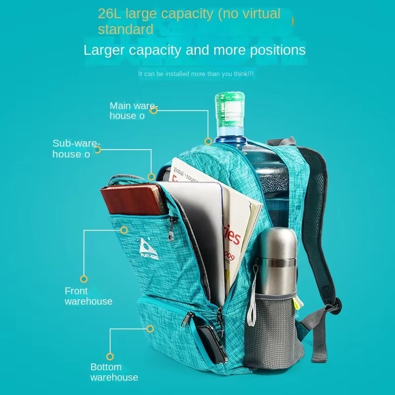 Foldable Lightweight Skin Back - đánh giá và giá Foldable Backpack Small