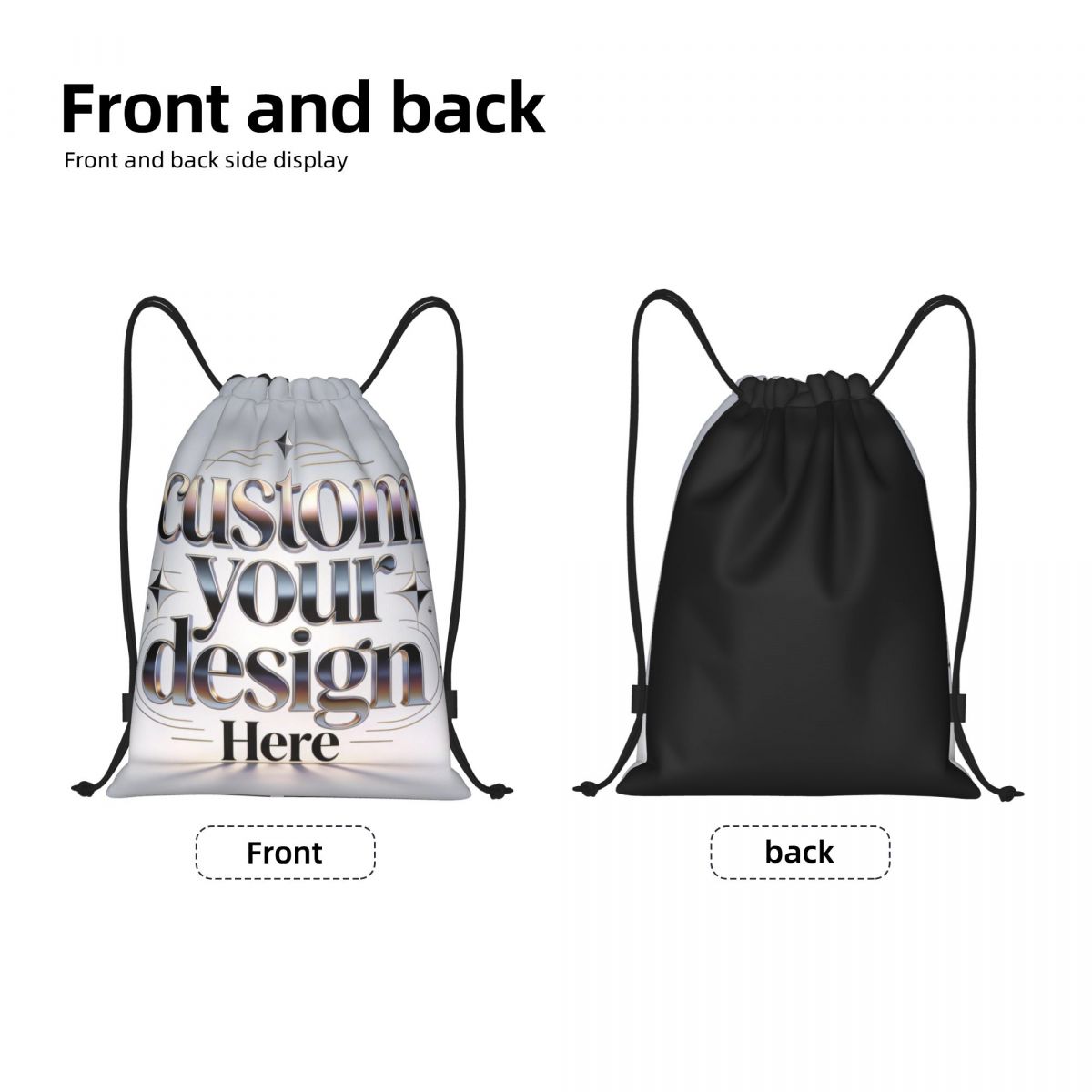 Custom Your Photo Logo Text Dr - đánh giá và giá Drawstring Gym Bag