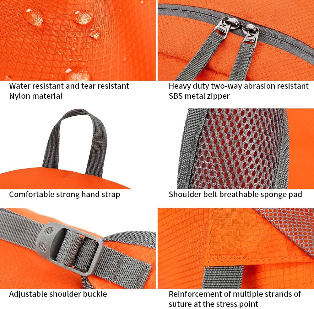 FENGDONG 35L Lightweight Folda - đánh giá và giá Foldable Backpack Small