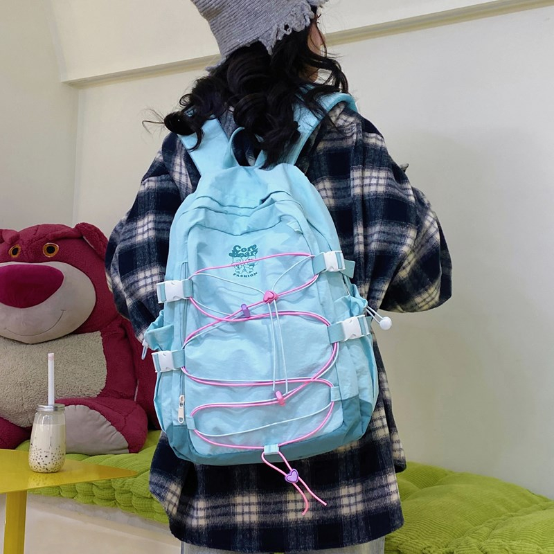 LEFTSIDE Women's Nylon Backpac - đánh giá và giá School Backpack Teen